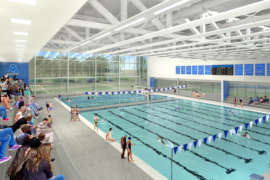 Pan Athletic Center pool rendering